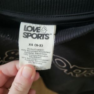 Love & Sports Black Sweatshirt